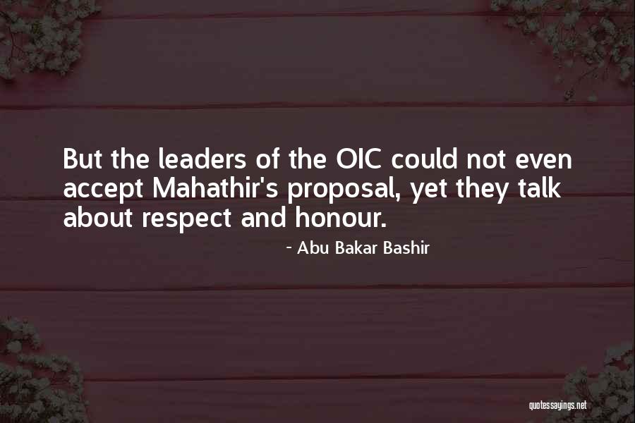 Bakar Quotes By Abu Bakar Bashir