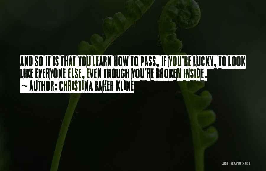 Baker Quotes By Christina Baker Kline