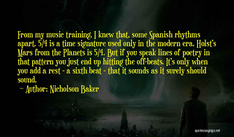 Baker Quotes By Nicholson Baker