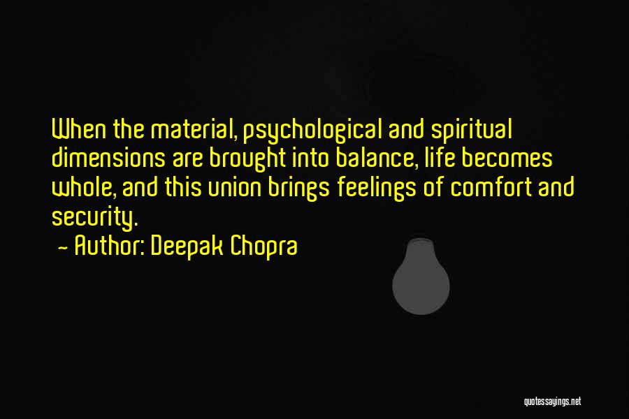 Balance And Education Quotes By Deepak Chopra