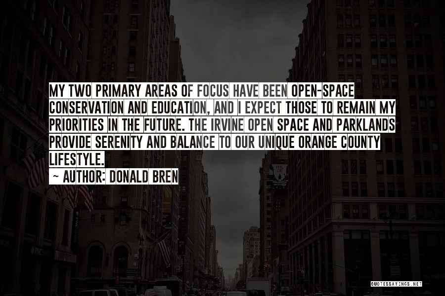 Balance And Education Quotes By Donald Bren