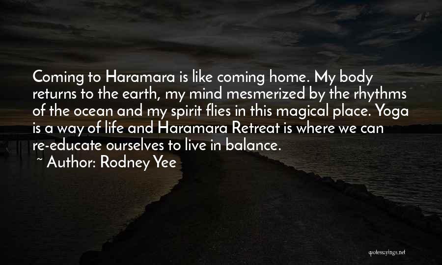 Balance And Life Quotes By Rodney Yee