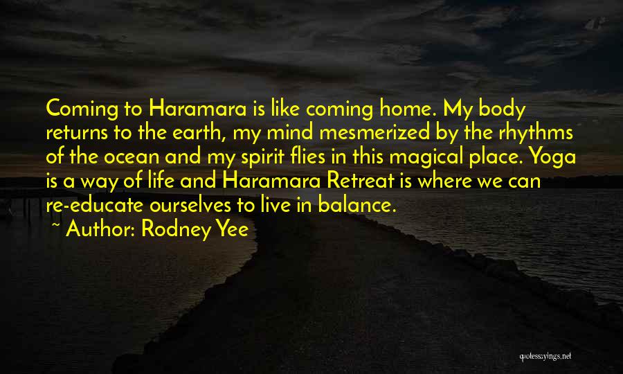 Balance And Yoga Quotes By Rodney Yee