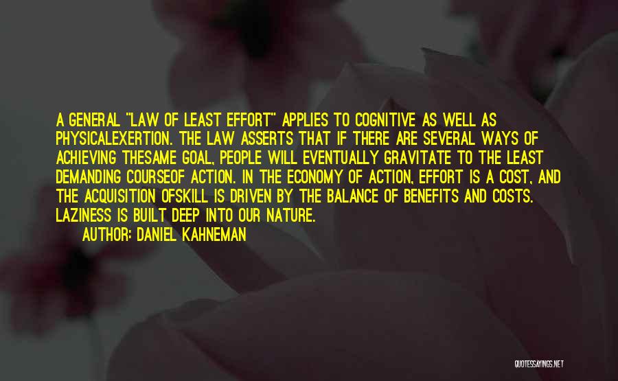 Balance In Nature Quotes By Daniel Kahneman