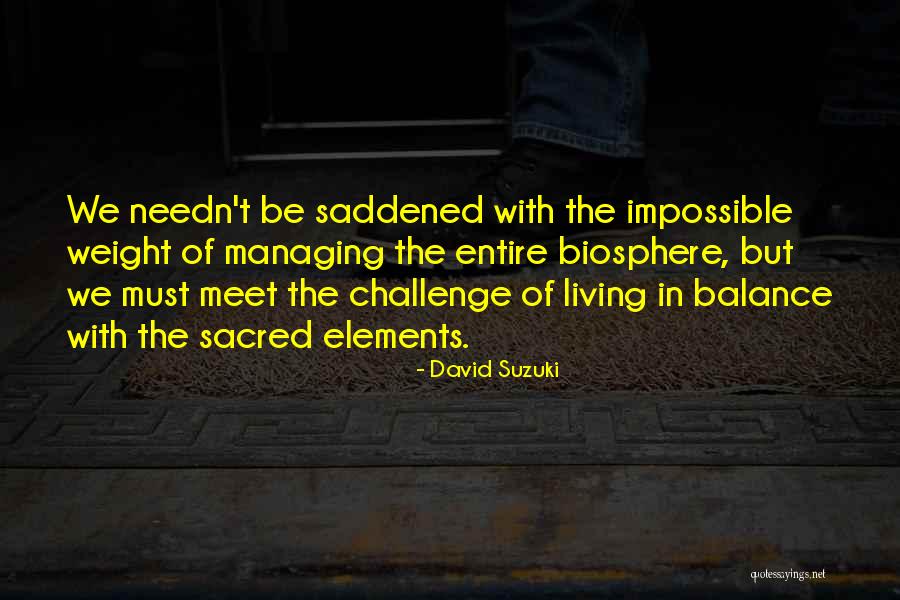 Balance In Nature Quotes By David Suzuki Balance In Nature Quotes By David Suzuki