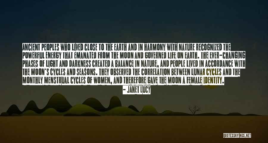 Balance In Nature Quotes By Janet Lucy