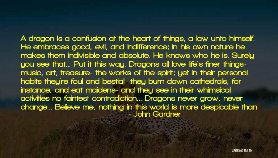 Balance In Nature Quotes By John Gardner