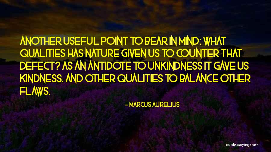 Balance In Nature Quotes By Marcus Aurelius