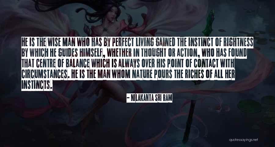 Balance In Nature Quotes By Nilakanta Sri Ram