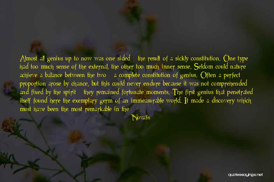 Balance In Nature Quotes By Novalis Balance In Nature Quotes By Novalis