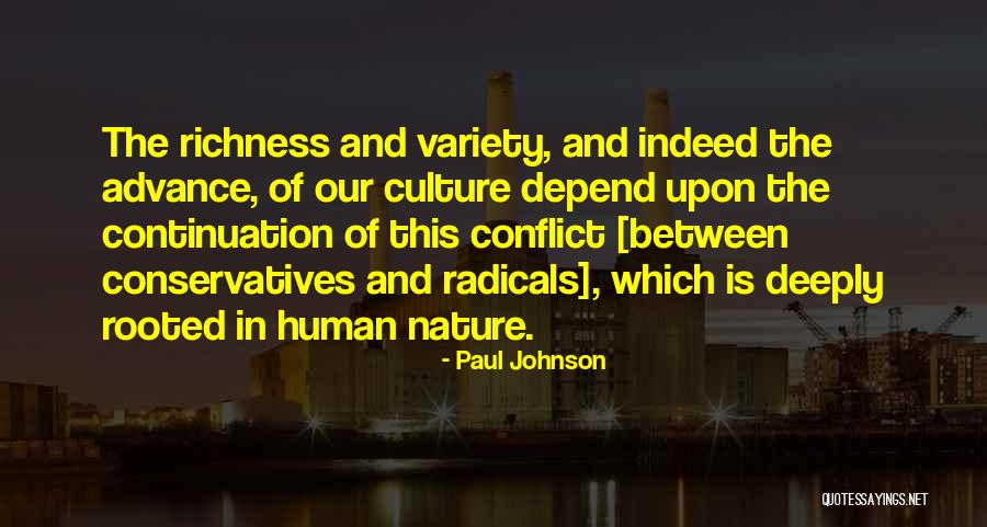 Balance In Nature Quotes By Paul Johnson