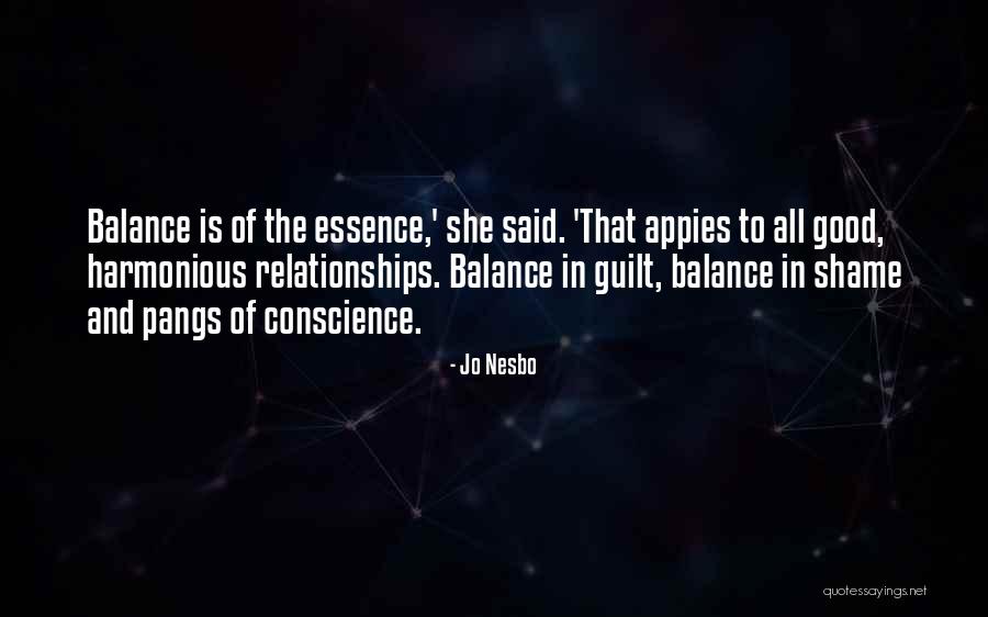 Balance In Relationships Quotes By Jo Nesbo