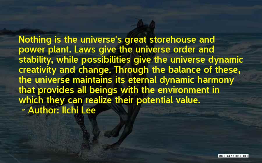 Balance In The Universe Quotes By Ilchi Lee
