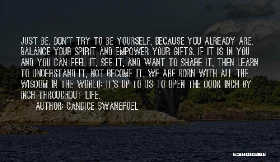 Balance In Your Life Quotes By Candice Swanepoel