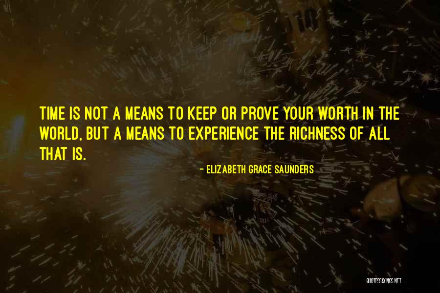 Balance In Your Life Quotes By Elizabeth Grace Saunders