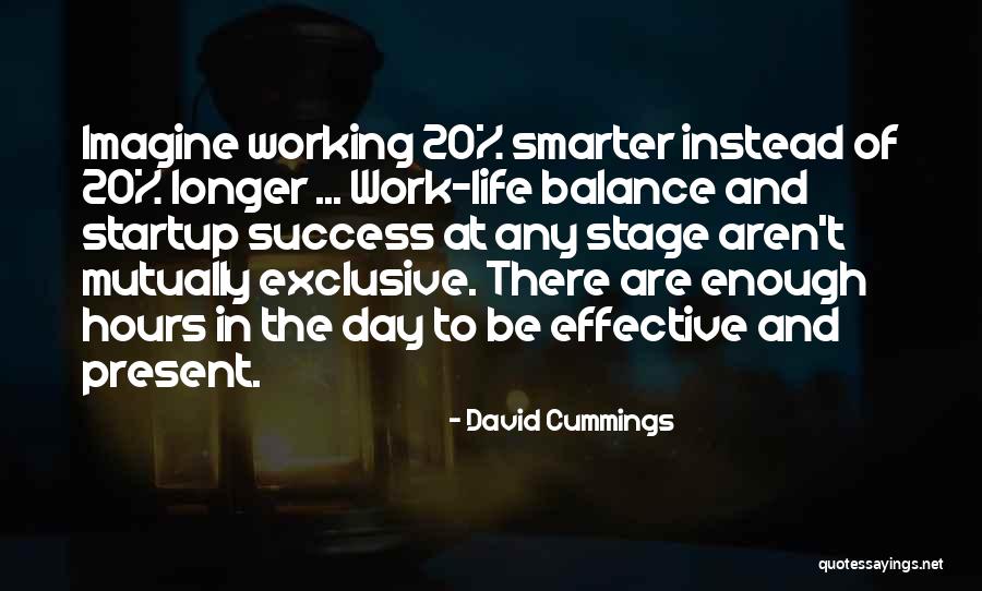 Balance Of Life Quotes By David Cummings