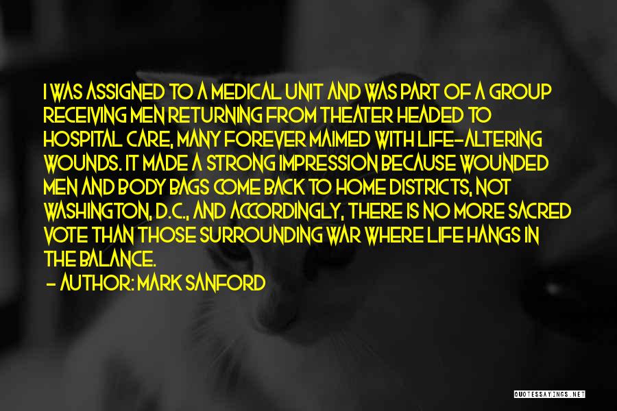Balance Of Life Quotes By Mark Sanford