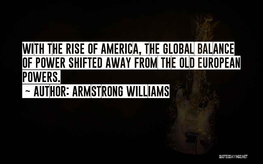 Balance Of Power Quotes By Armstrong Williams