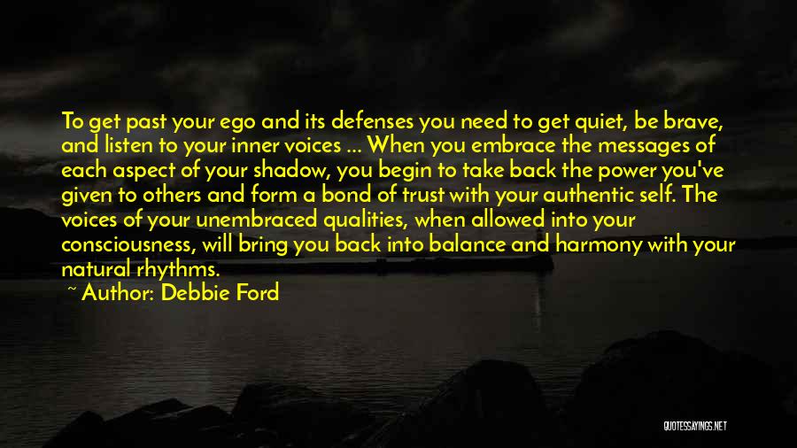 Balance Of Power Quotes By Debbie Ford