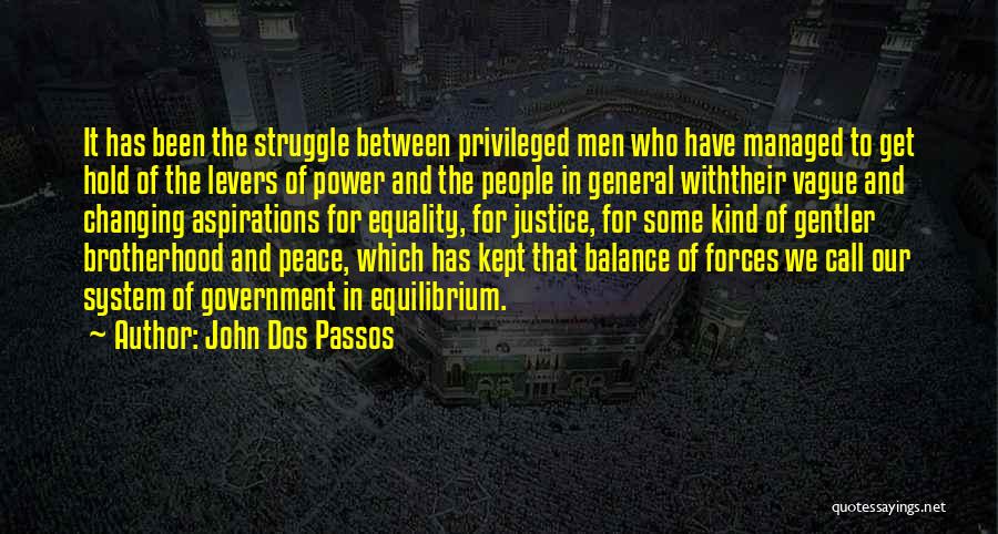 Balance Of Power Quotes By John Dos Passos