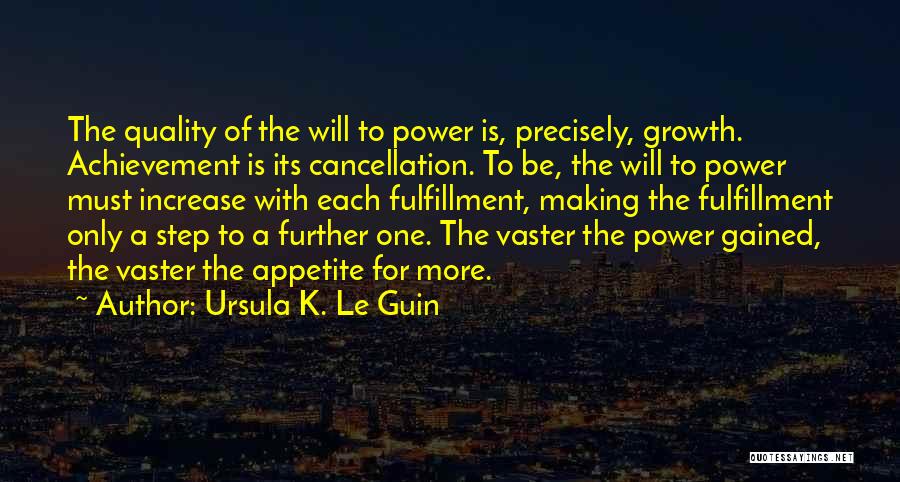 Balance Of Power Quotes By Ursula K. Le Guin