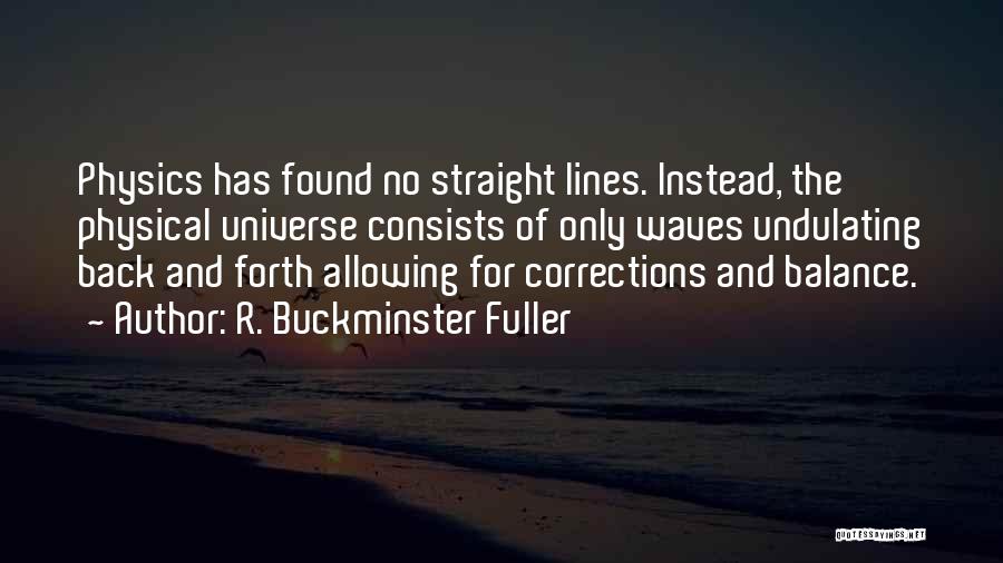 Balance Of The Universe Quotes By R. Buckminster Fuller