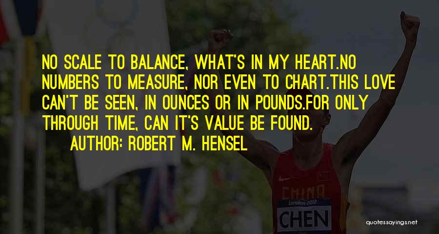 Balance Scale Quotes By Robert M. Hensel