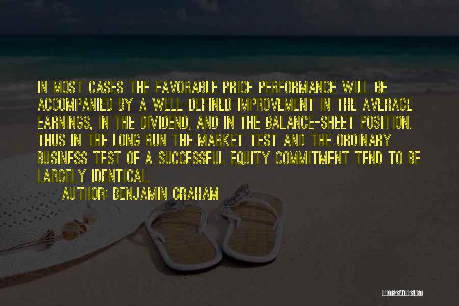 Balance Sheet Quotes By Benjamin Graham