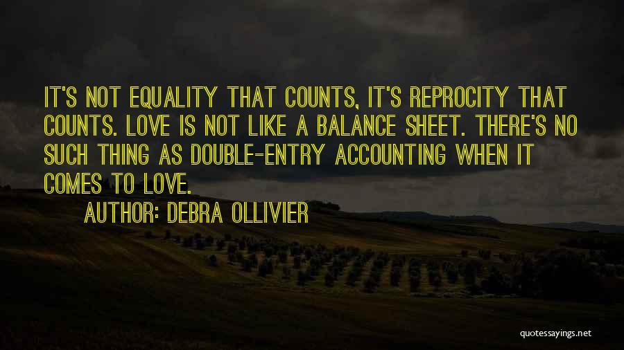 Balance Sheet Quotes By Debra Ollivier