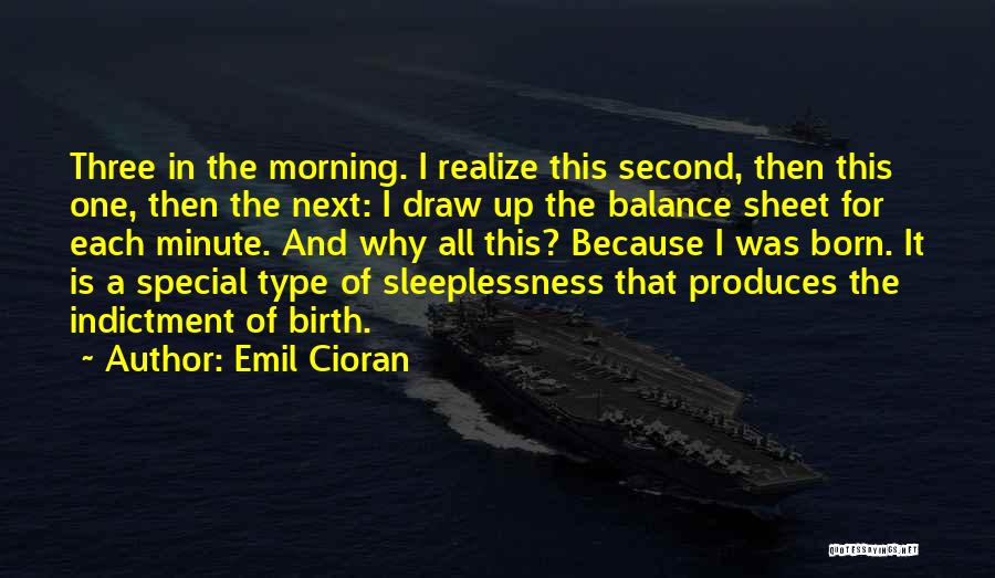 Balance Sheet Quotes By Emil Cioran