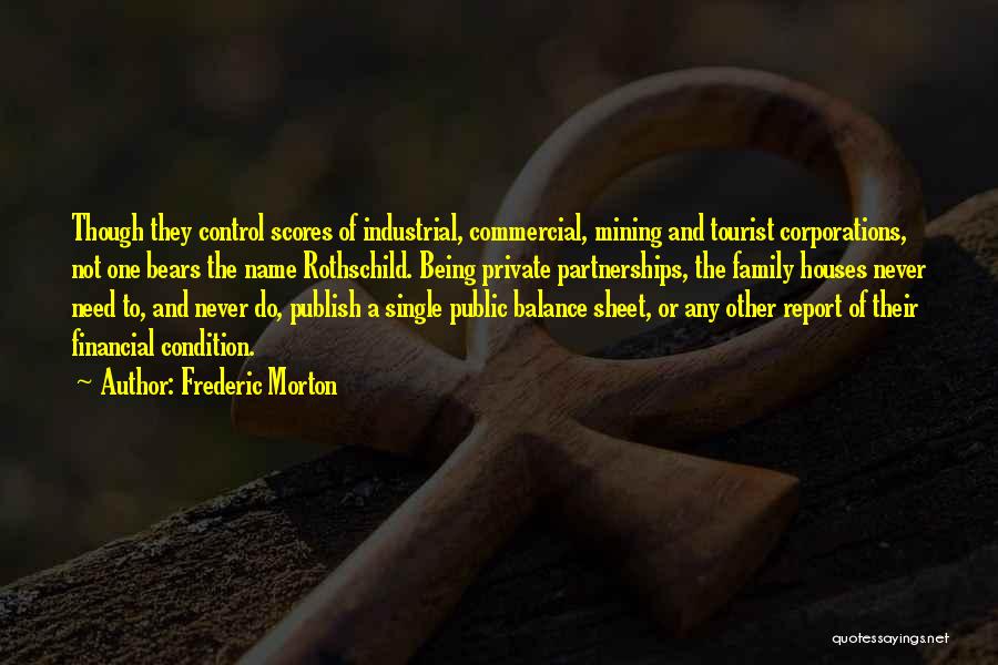 Balance Sheet Quotes By Frederic Morton