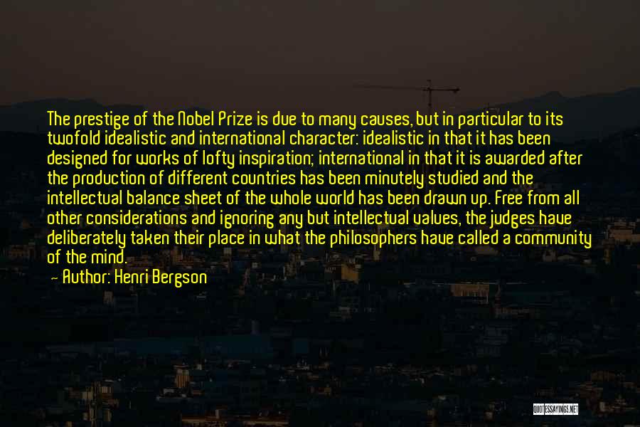 Balance Sheet Quotes By Henri Bergson