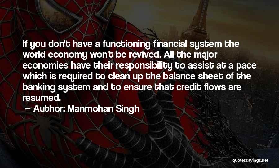 Balance Sheet Quotes By Manmohan Singh