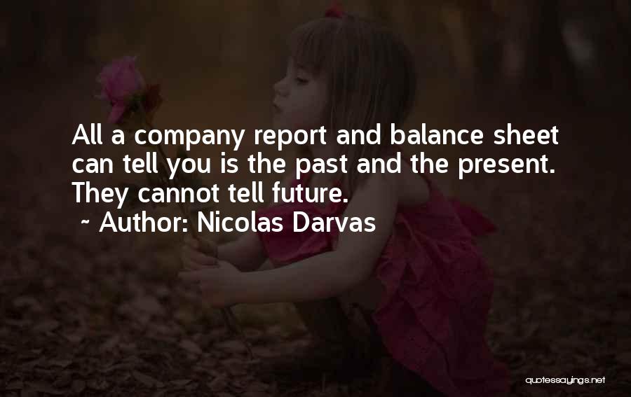 Balance Sheet Quotes By Nicolas Darvas