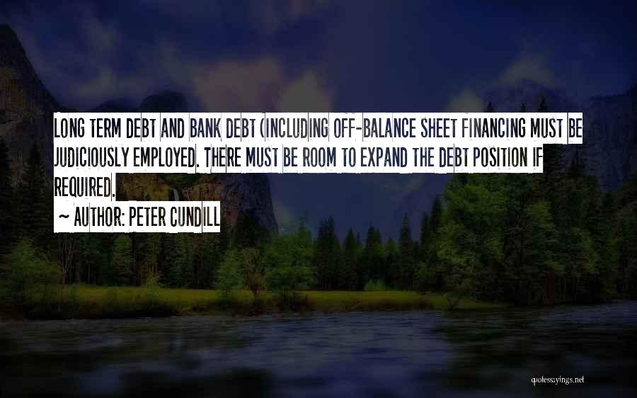 Balance Sheet Quotes By Peter Cundill