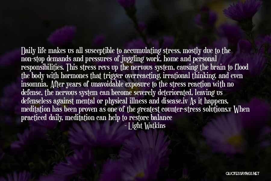 Balance Work And Rest Quotes By Light Watkins Balance Work And Rest Quotes By Light Watkins