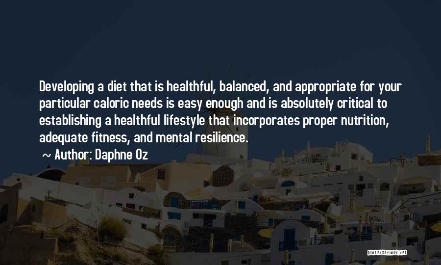 Balanced Diet Quotes By Daphne Oz