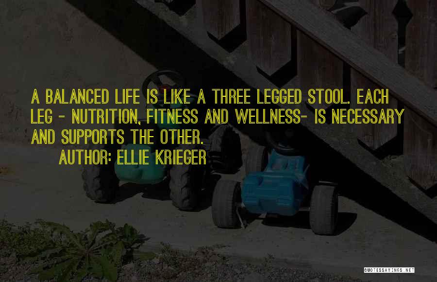 Balanced Life Quotes By Ellie Krieger