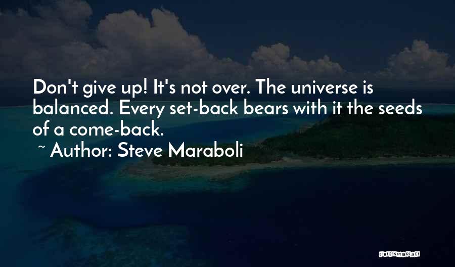 Balanced Life Quotes By Steve Maraboli