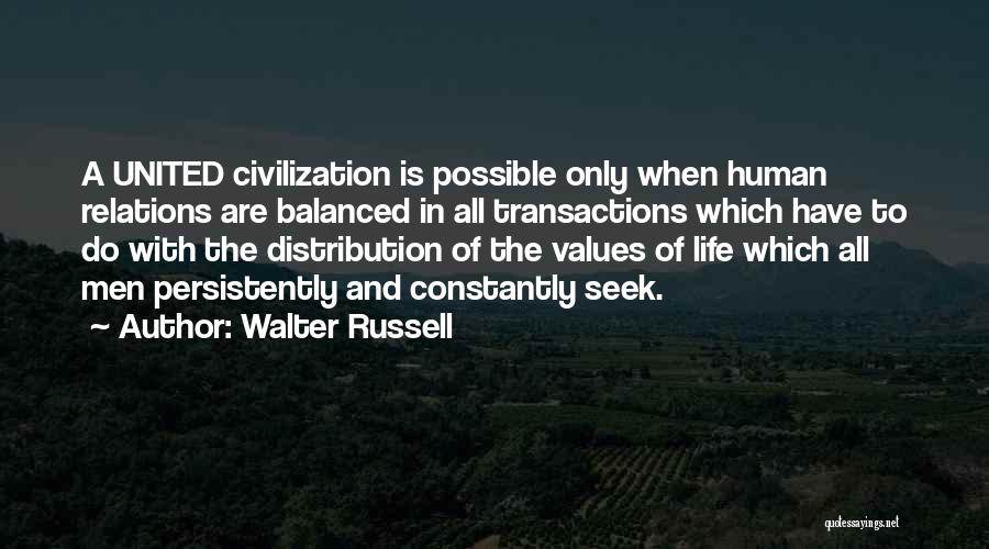 Balanced Life Quotes By Walter Russell