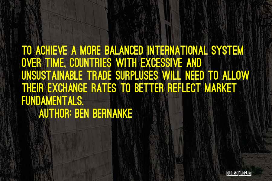 Balanced Quotes By Ben Bernanke