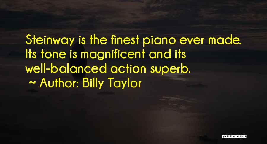 Balanced Quotes By Billy Taylor