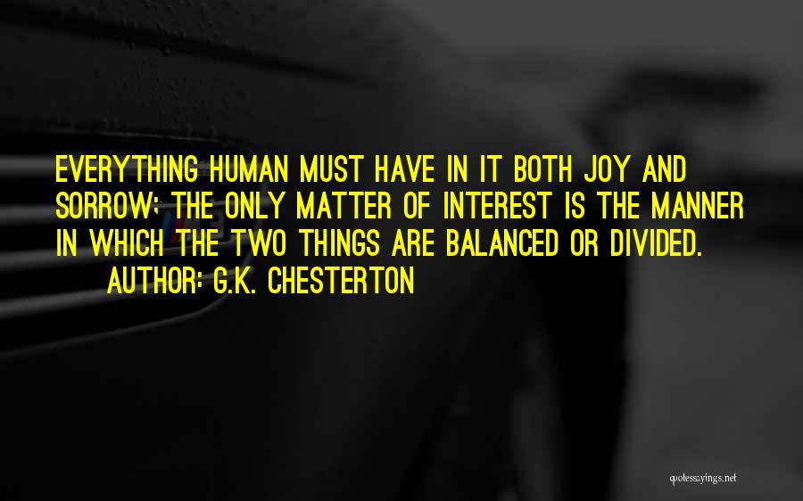 Balanced Quotes By G.K. Chesterton