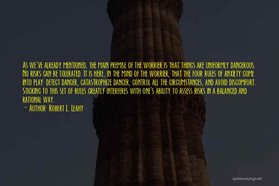 Balanced Quotes By Robert L. Leahy