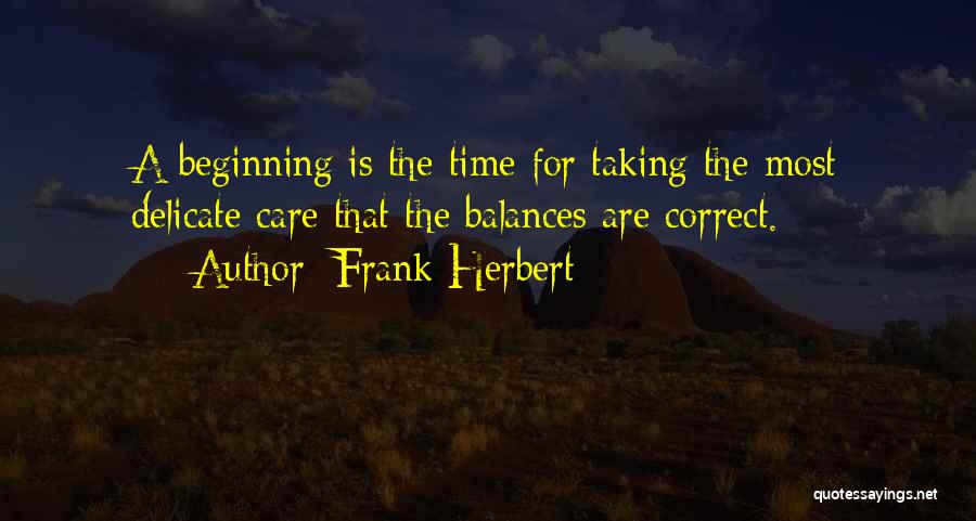 Balances Quotes By Frank Herbert