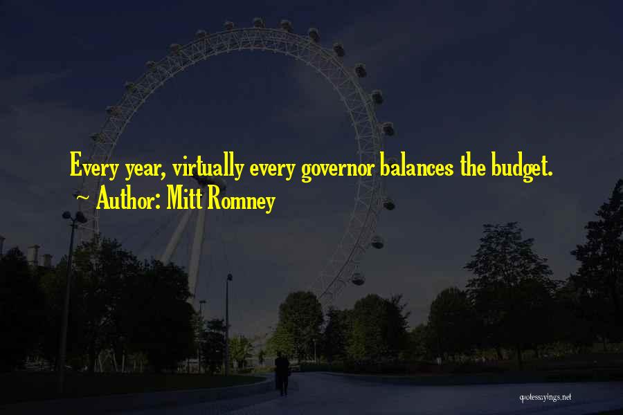 Balances Quotes By Mitt Romney