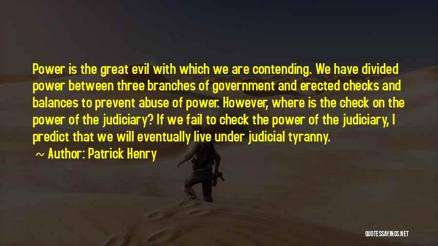 Balances Quotes By Patrick Henry