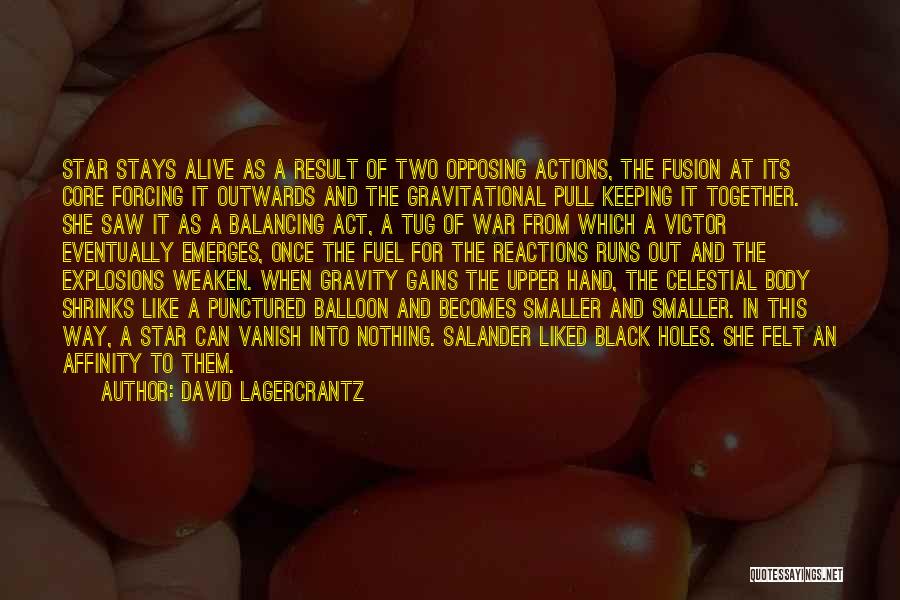 Balancing Act Quotes By David Lagercrantz