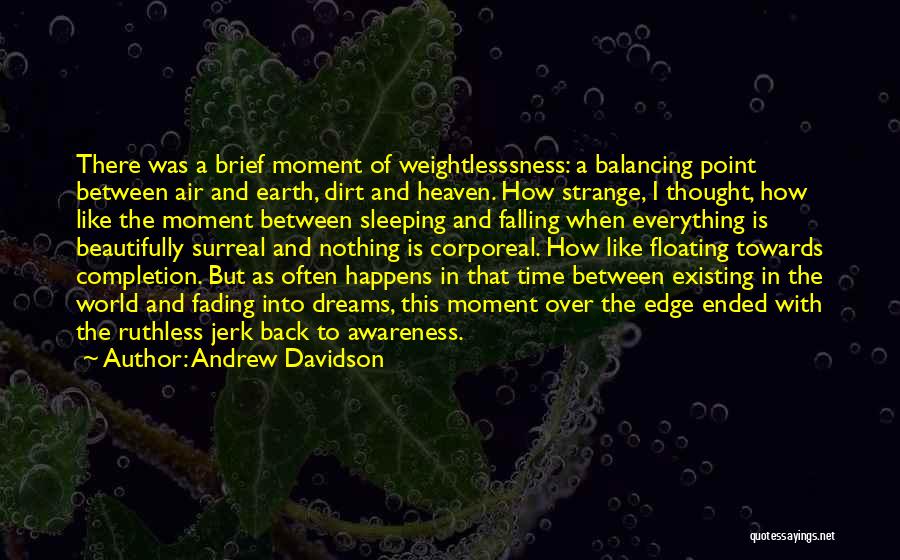 Balancing Heaven And Earth Quotes By Andrew Davidson