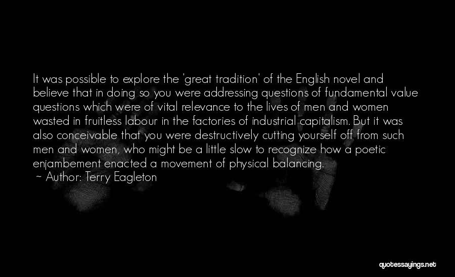 Balancing Yourself Quotes By Terry Eagleton